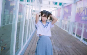《VOL.02 制服写真集 海边》｜疯猫ss · 15张写真