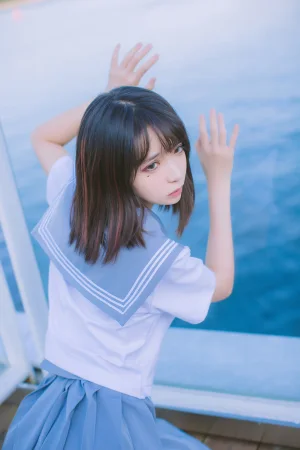 《VOL.02 制服写真集 海边》｜疯猫ss · 15张写真