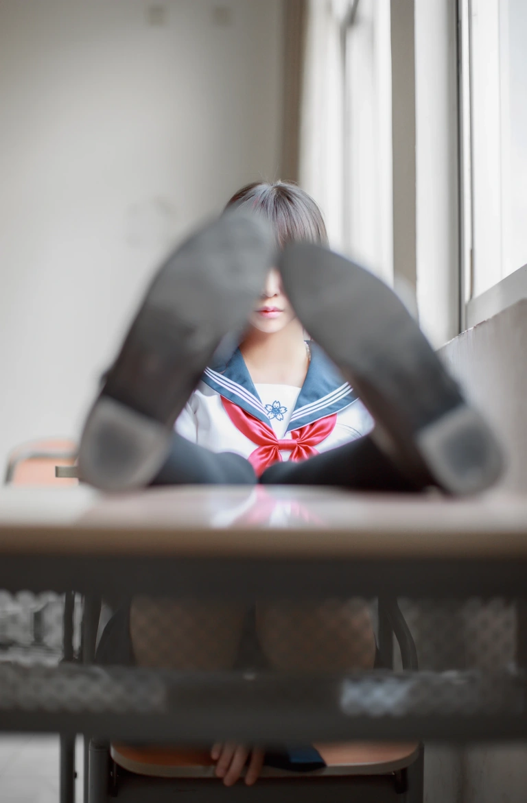 《VOL.02 制服写真集 同桌的水手服》｜疯猫ss · 41张写真