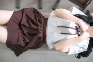 《VOL.02 制服写真集 棕裙》｜疯猫ss · 22张写真