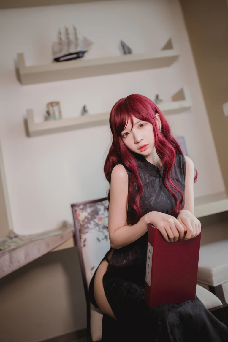 《VOL.03 黑丝写真集 旗袍》｜疯猫ss · 31张写真
