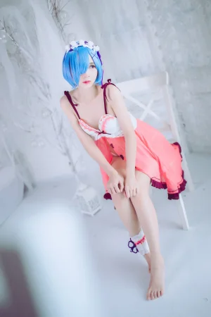 《COS初定本 蕾姆》｜疯猫ss · 42张写真