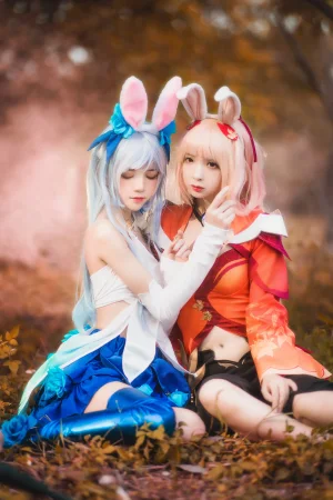 《双人公孙离》｜疯猫ss&桜桃喵 · 16张写真