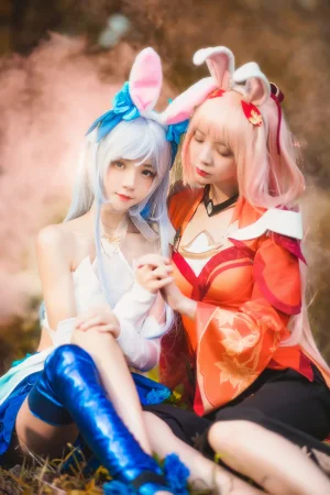 《双人公孙离》｜疯猫ss&桜桃喵 · 16张写真
