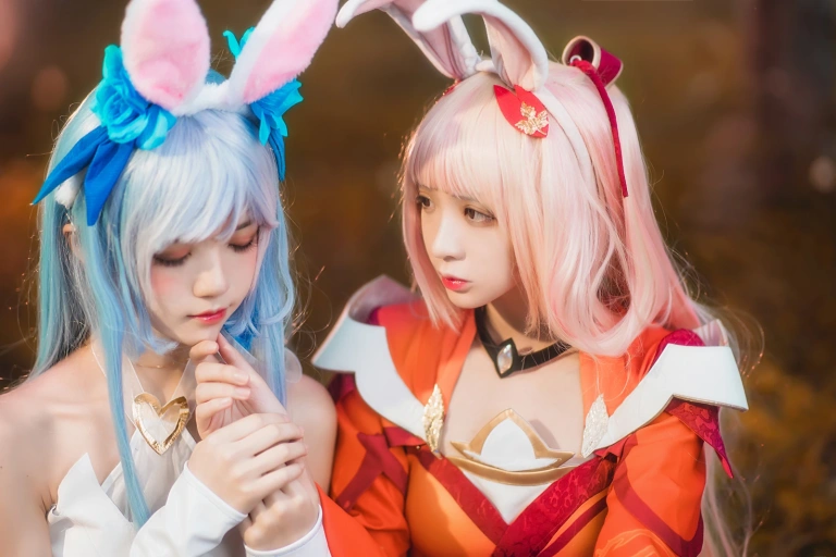 《双人公孙离》｜疯猫ss&桜桃喵 · 16张写真