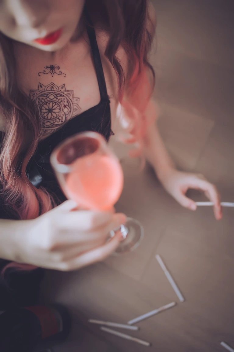 《黑色吊带袜》｜疯猫ss · 39张写真