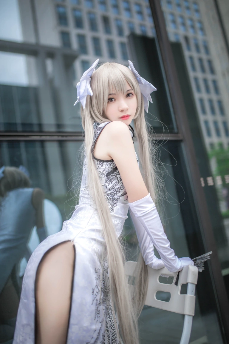 《穹妹旗袍白》｜疯猫ss · 12张写真
