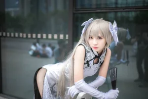《穹妹旗袍白》｜疯猫ss · 12张写真