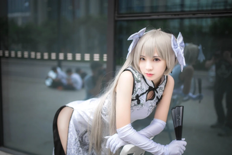 《穹妹旗袍白》｜疯猫ss · 12张写真