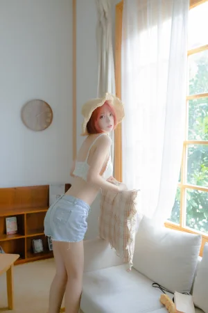 《草帽女孩 茶茶可爱风》｜疯猫ss · 30张写真