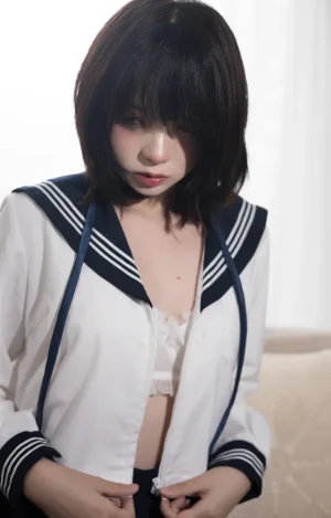 《病娇JK》｜疯猫ss · 40张写真
