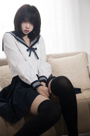 《病娇JK》｜疯猫ss · 40张写真