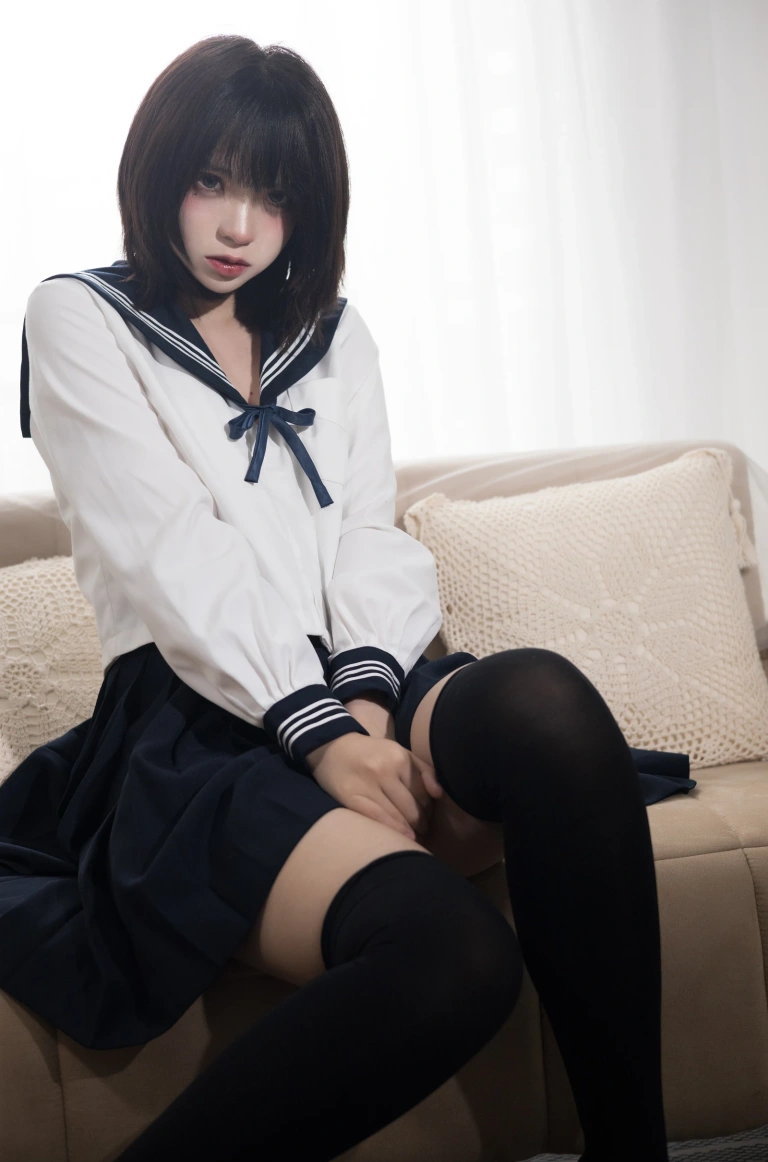《病娇JK》｜疯猫ss · 40张写真
