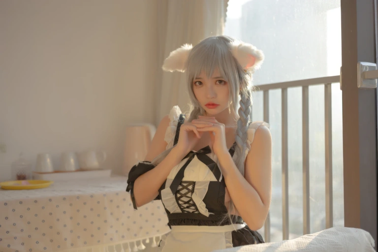 《夕女仆》｜疯猫ss · 40张写真