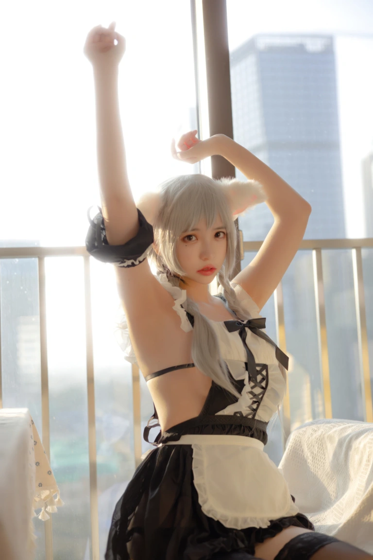 《夕女仆》｜疯猫ss · 40张写真