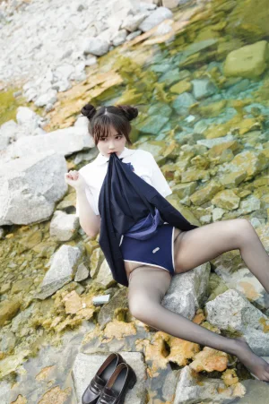《小溪体操服死库水JK》｜Tina很妖孽呀 · 56张写真