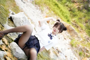 《小溪体操服死库水JK》｜Tina很妖孽呀 · 56张写真