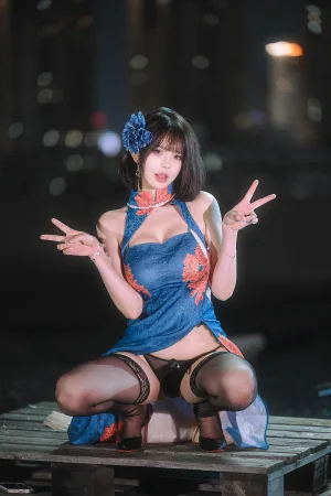 《碧蓝航线 建武旗袍》｜Tina很妖孽呀 · 39张写真