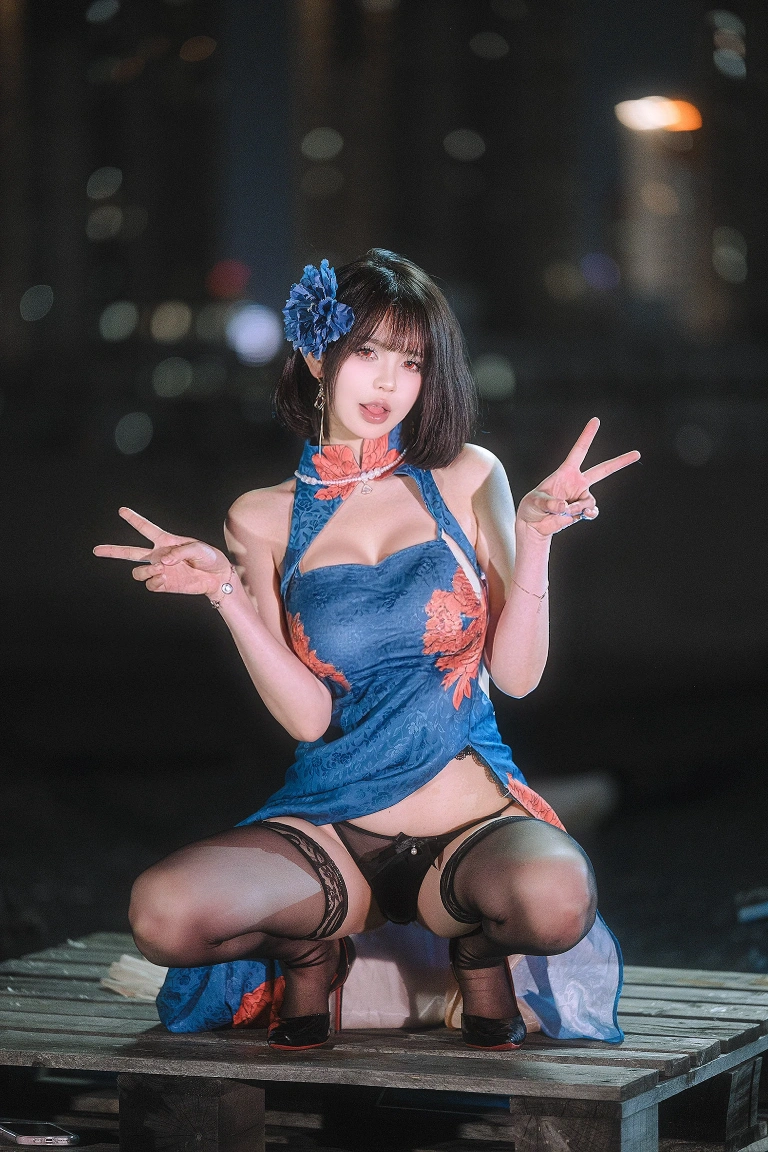《碧蓝航线 建武旗袍》｜Tina很妖孽呀 · 39张写真
