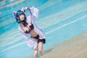 《碧蓝 柴郡泳装》｜Tomoyo酱 · 18张写真