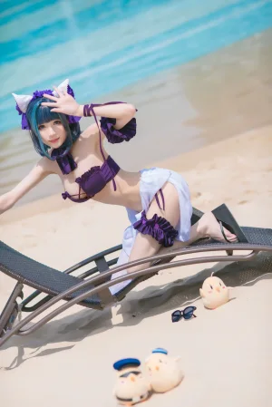 《碧蓝 柴郡泳装》｜Tomoyo酱 · 18张写真