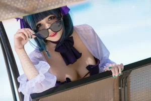 《碧蓝 柴郡泳装》｜Tomoyo酱 · 18张写真