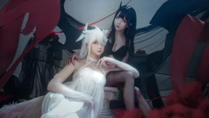 《碧蓝航线 埃姆登 双黑白夜之主》｜Tomoyo酱&焖焖碳 · 29张写真