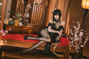 《碧蓝航线 镇海旗袍》｜Tomoyo酱 · 27张写真