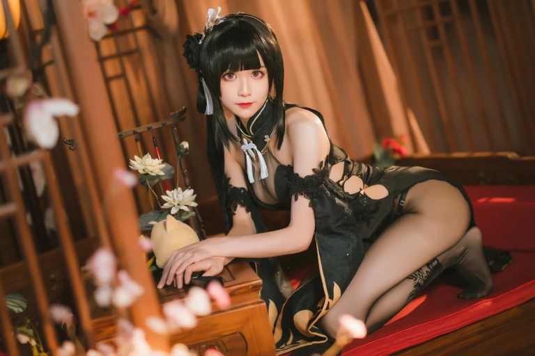 《碧蓝航线 镇海旗袍》｜Tomoyo酱 · 27张写真
