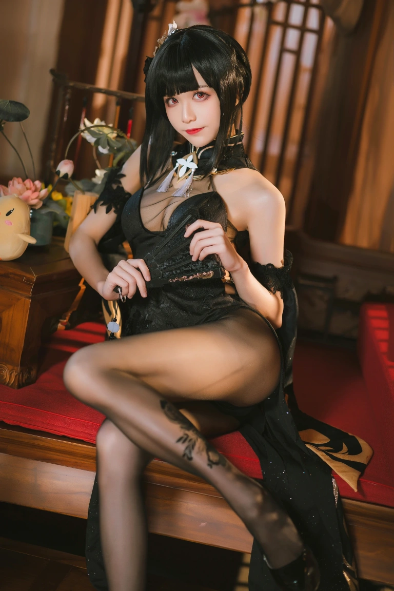 《碧蓝航线 镇海旗袍》｜Tomoyo酱 · 27张写真