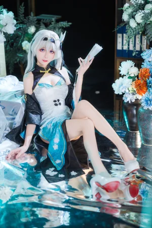 《碧蓝航线 流萤旗袍》｜Tomoyo酱 · 24张写真