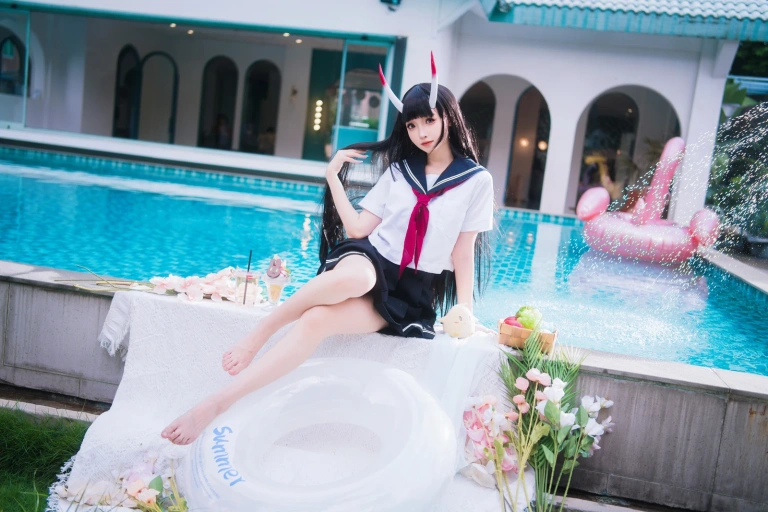 《能代x酒匂泳装》｜封疆疆v&祖木子 · 43张写真