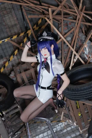 《雷电将军女警》｜封疆疆v · 38张写真