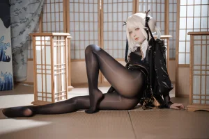 《NIKKE 白兔布兰儿 和服》｜封疆疆v · 40张写真