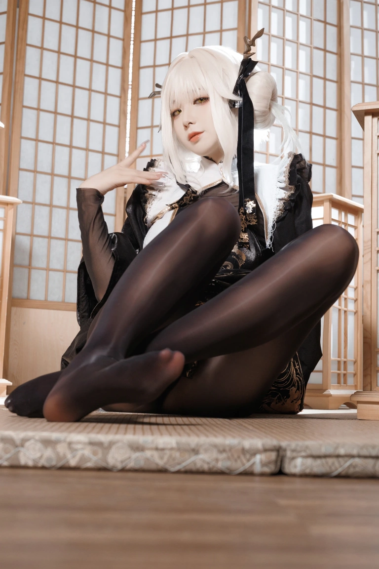 《NIKKE 白兔布兰儿 和服》｜封疆疆v · 40张写真