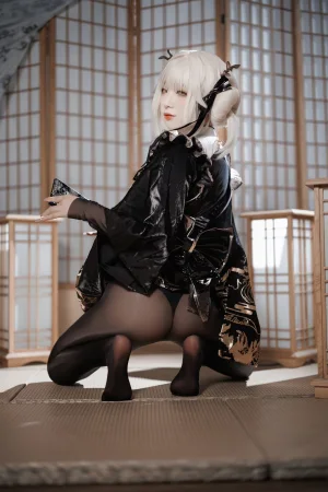 《NIKKE 白兔布兰儿 和服》｜封疆疆v · 40张写真