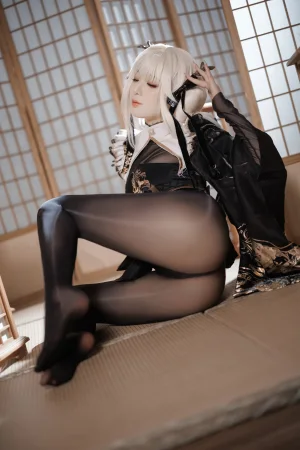 《NIKKE 白兔布兰儿 和服》｜封疆疆v · 40张写真