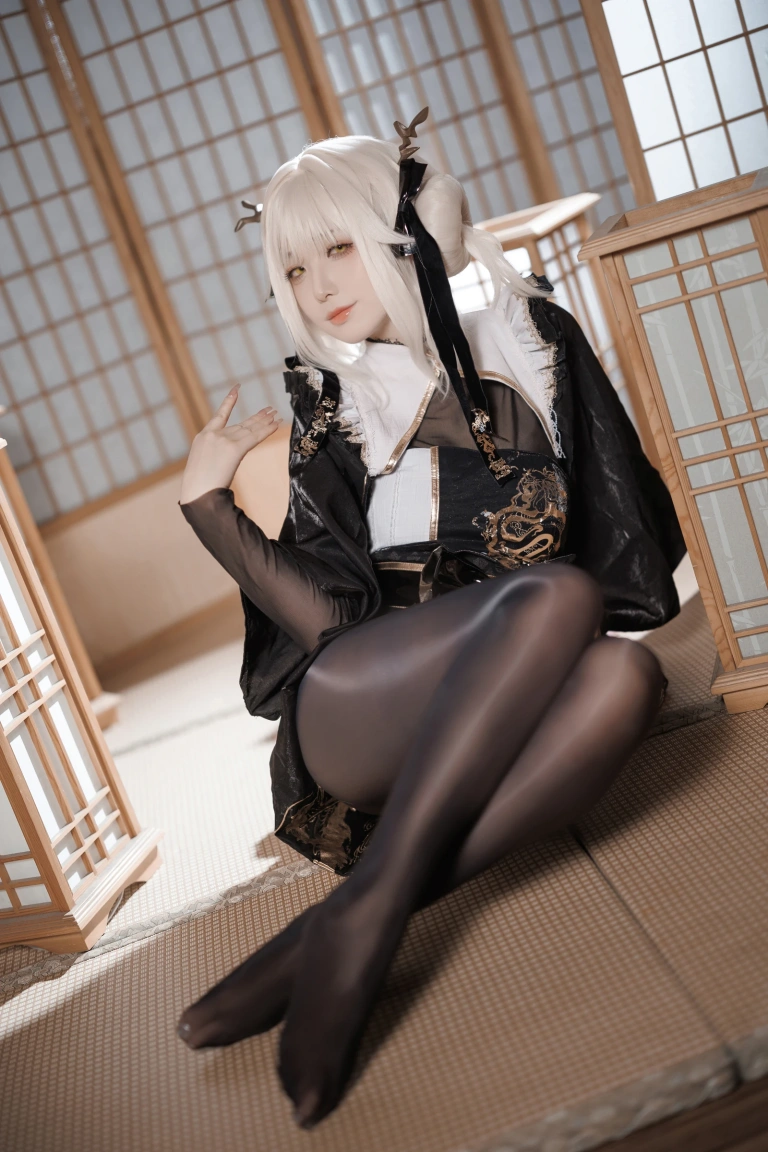 《NIKKE 白兔布兰儿 和服》｜封疆疆v · 40张写真