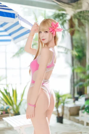 《热带缤纷 蓝莓x火龙果竞泳》｜封疆疆v · 40张写真
