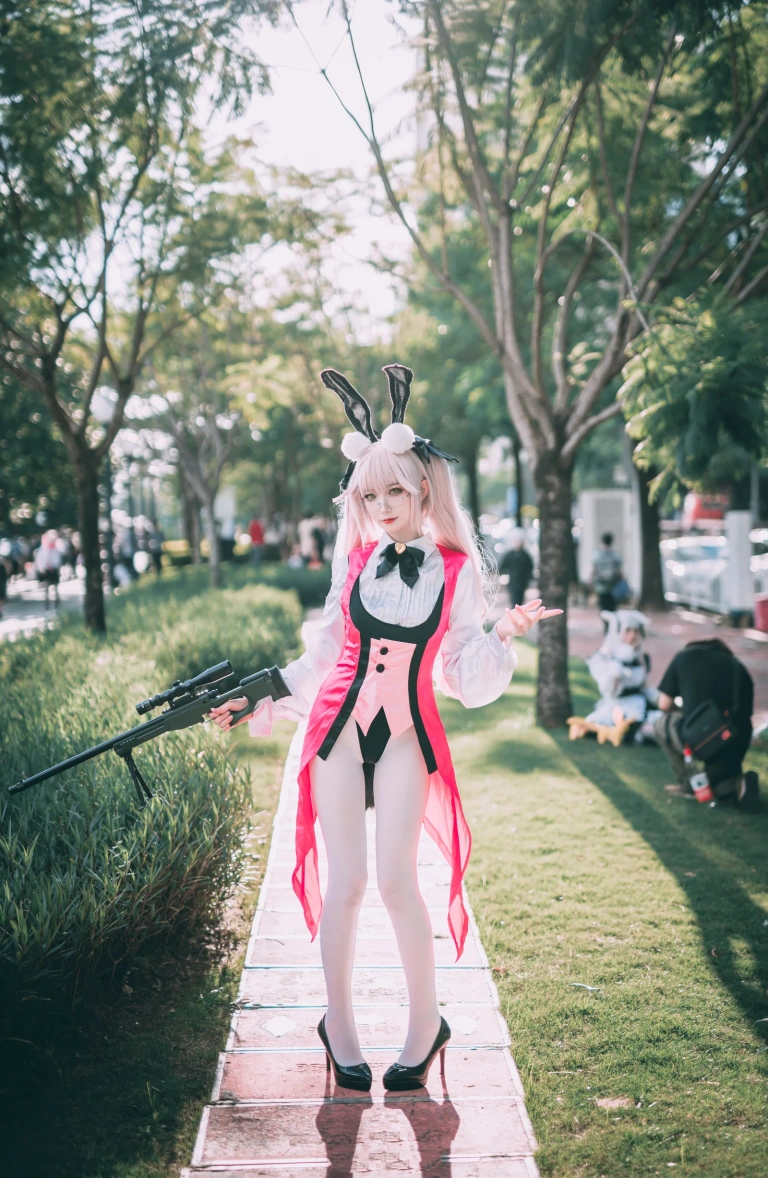 《FGO：光之高扬斯卡娅兔女郎场照》｜封疆疆v · 27张写真