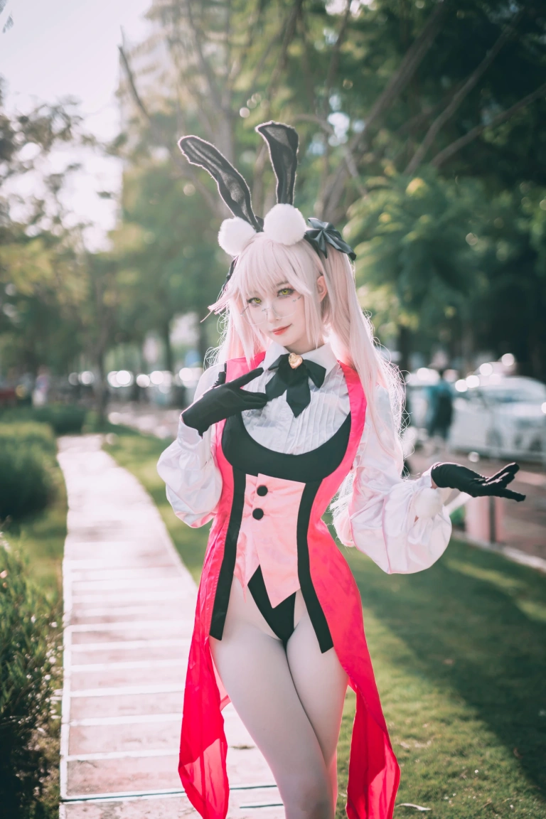 《FGO：光之高扬斯卡娅兔女郎场照》｜封疆疆v · 27张写真