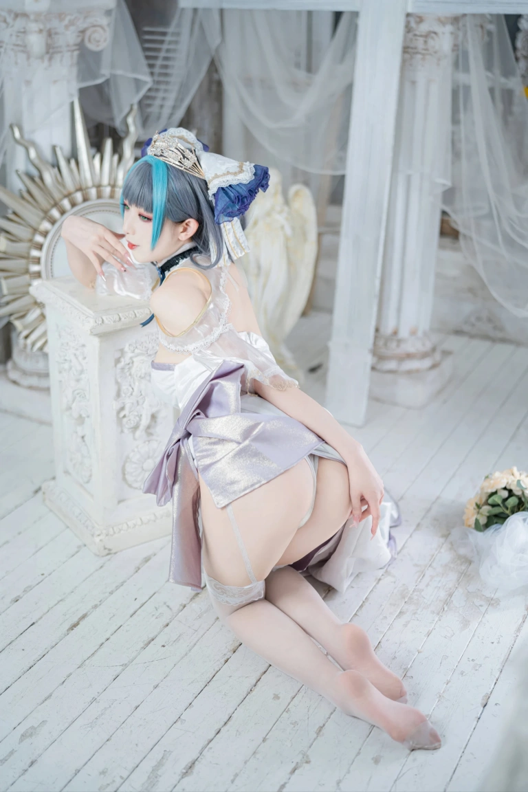 《碧蓝航线 柴郡誓约礼服》｜封疆疆v · 18张写真
