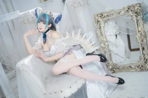 《碧蓝航线 柴郡誓约礼服》｜封疆疆v · 18张写真