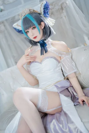 《碧蓝航线 柴郡誓约礼服》｜封疆疆v · 18张写真