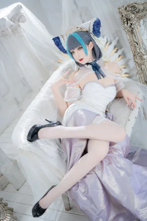 《碧蓝航线 柴郡誓约礼服》｜封疆疆v · 18张写真