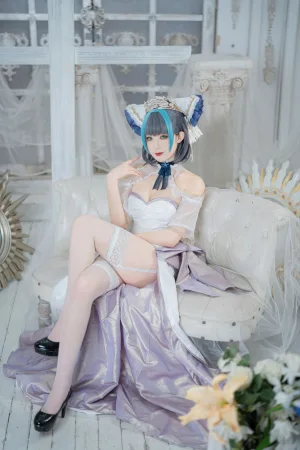 《碧蓝航线 柴郡誓约礼服》｜封疆疆v · 18张写真