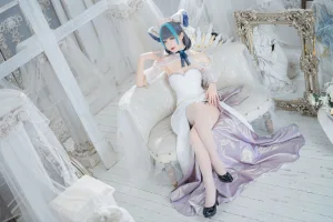 《碧蓝航线 柴郡誓约礼服》｜封疆疆v · 18张写真