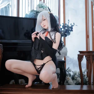 《原神 申鹤同人黑婚纱》｜封疆疆v · 20张写真