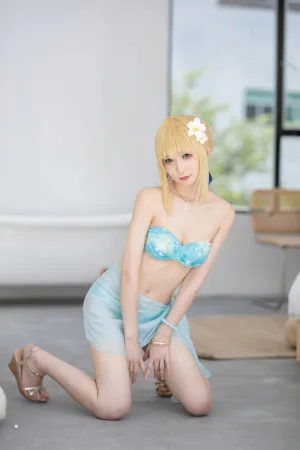 《FGO Saber泳装》｜封疆疆v · 49张写真
