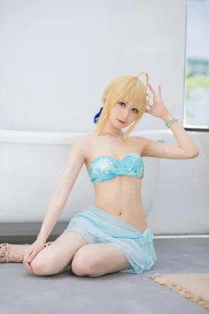 《FGO Saber泳装》｜封疆疆v · 49张写真